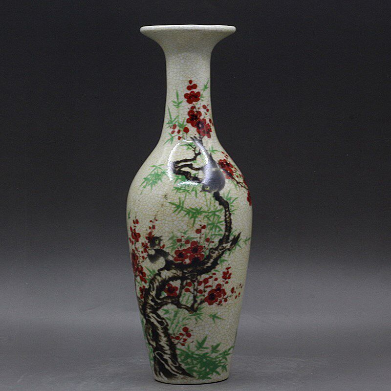 Vintage Collectible Bottles - Vaso de Cerâmica Antigo de Jingdezhen,