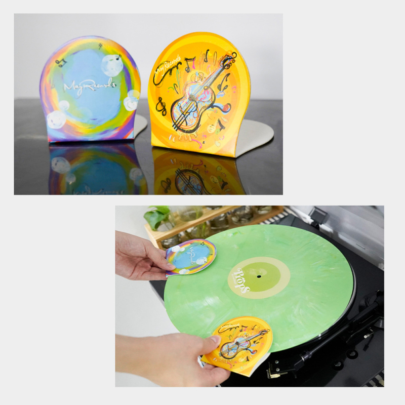 Vinyl Record Cleaner - Record Cleaner Handler Mitt, Vinil Record