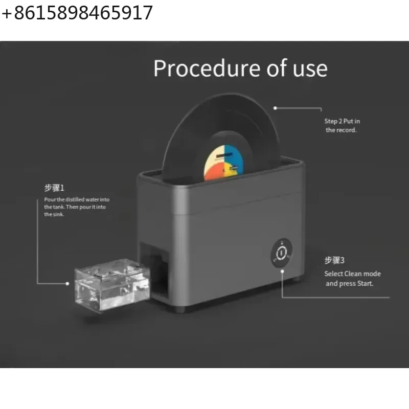 Limpador Ultrassônico de Disco - Vinyl Record Cleaner avaliação e preço