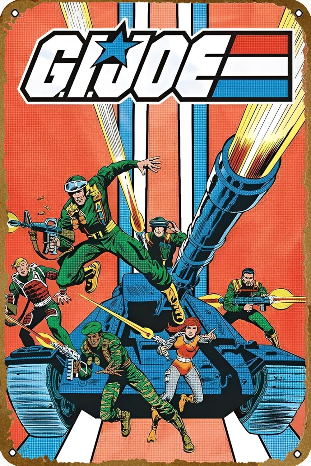Gi Joe – Tanque – Pôster Vinta - Vintage Collectible Posters avaliação e preço