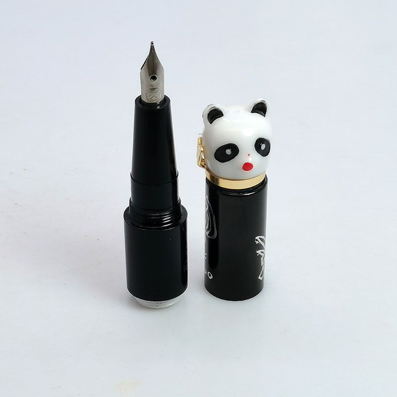 Irídio panda caneta curta para - Vintage Collectible Pens avaliação e preço