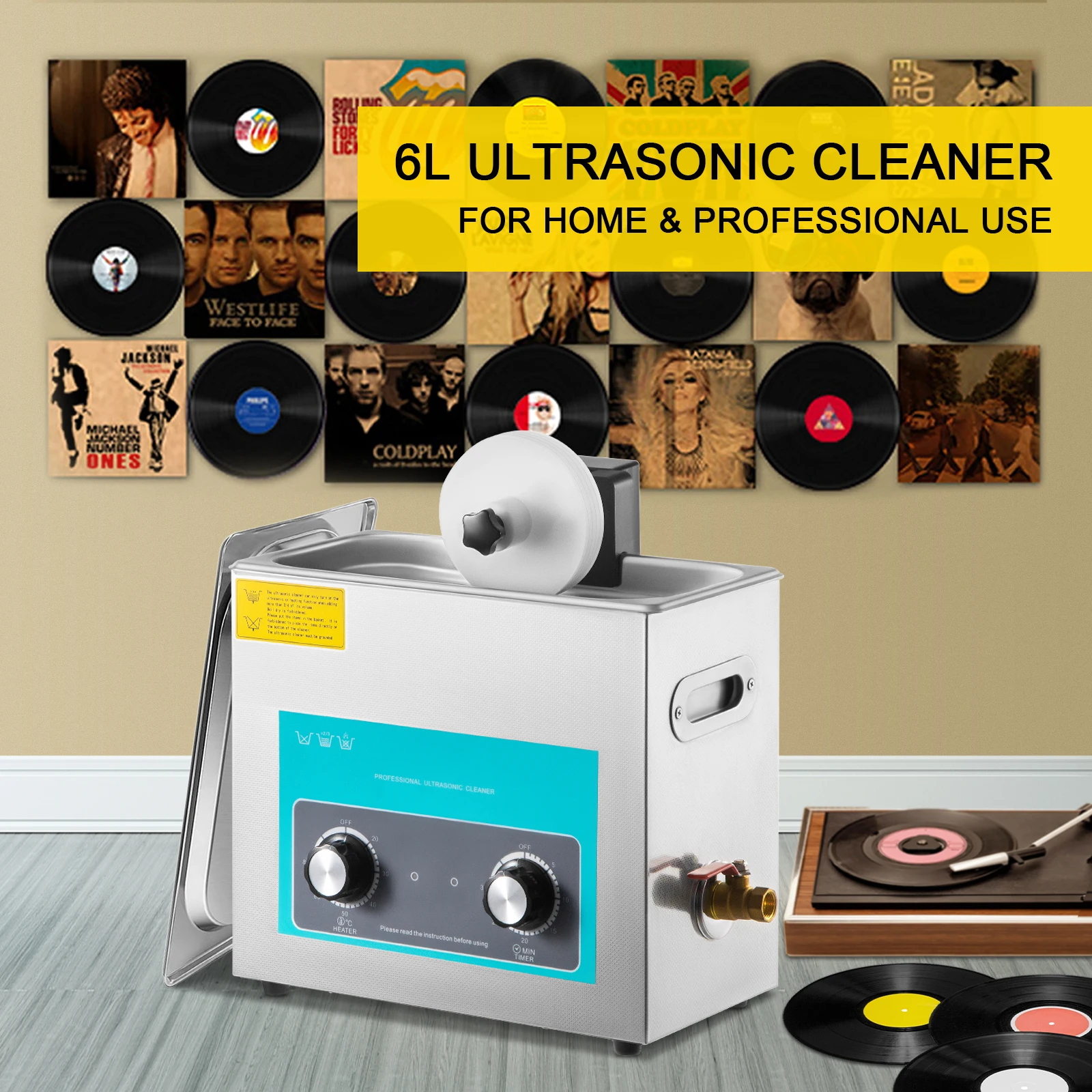 SIHAO 6L Limpador Ultrassônico - Vinyl Record Cleaner avaliação e preço