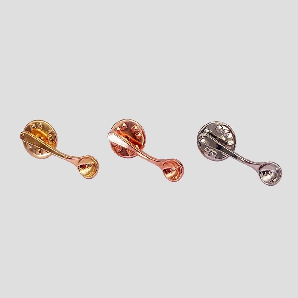 Broche de colher com design mo - Vintage Collectible Spoons avaliação e preço