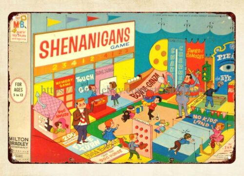 Placa de Metal Vintage Shenani - Vintage Collectibles Store avaliação e preço